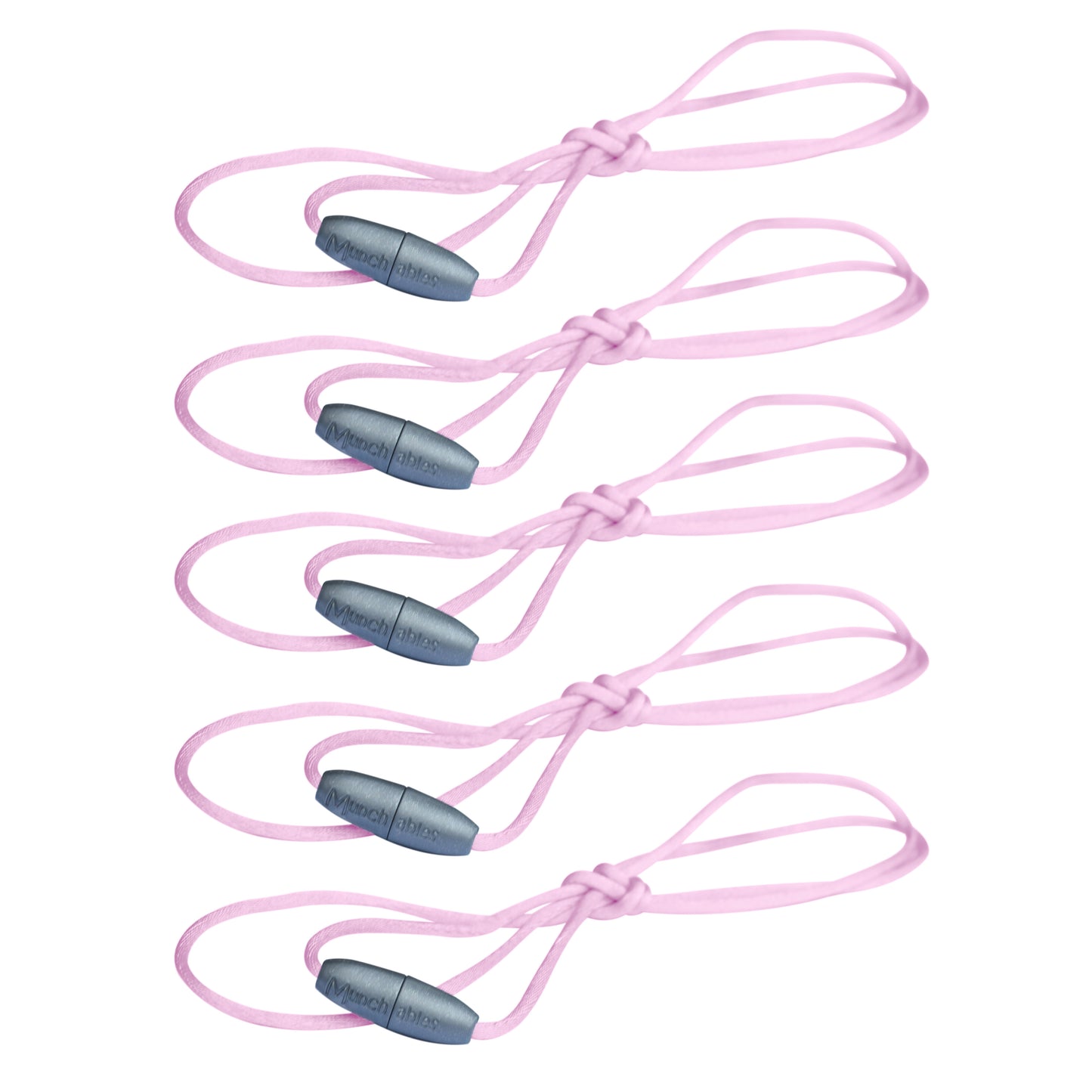 Munchables Replacement Lanyards for Chew Necklaces - Set of 5 Purple